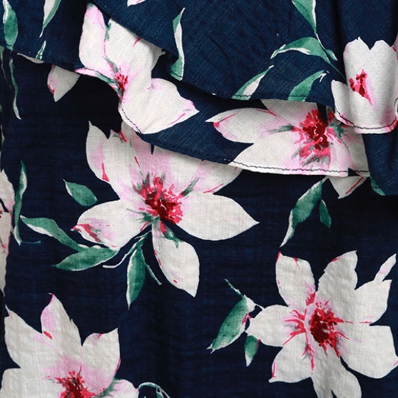 Lulus One Shoulder Ruffle Mini Dress - Picture 3 of 3